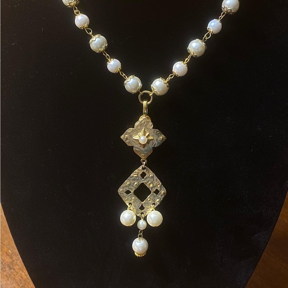 Long Pearl Necklace